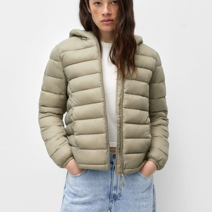 Casaco Feminino pena de ganso